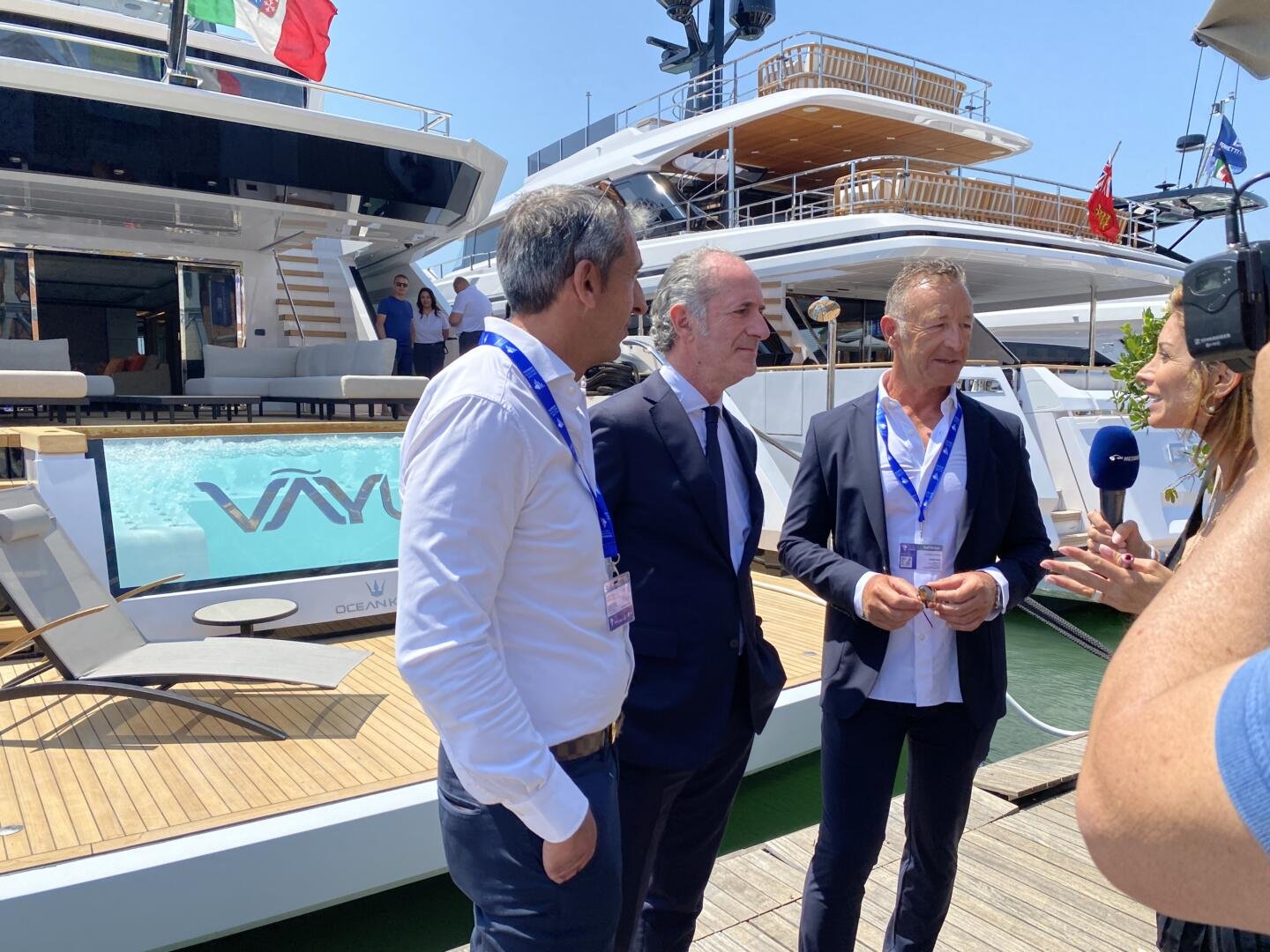 Ocean King Successfully Unveils the Ducale 120 at the Venice Boat Show 2023